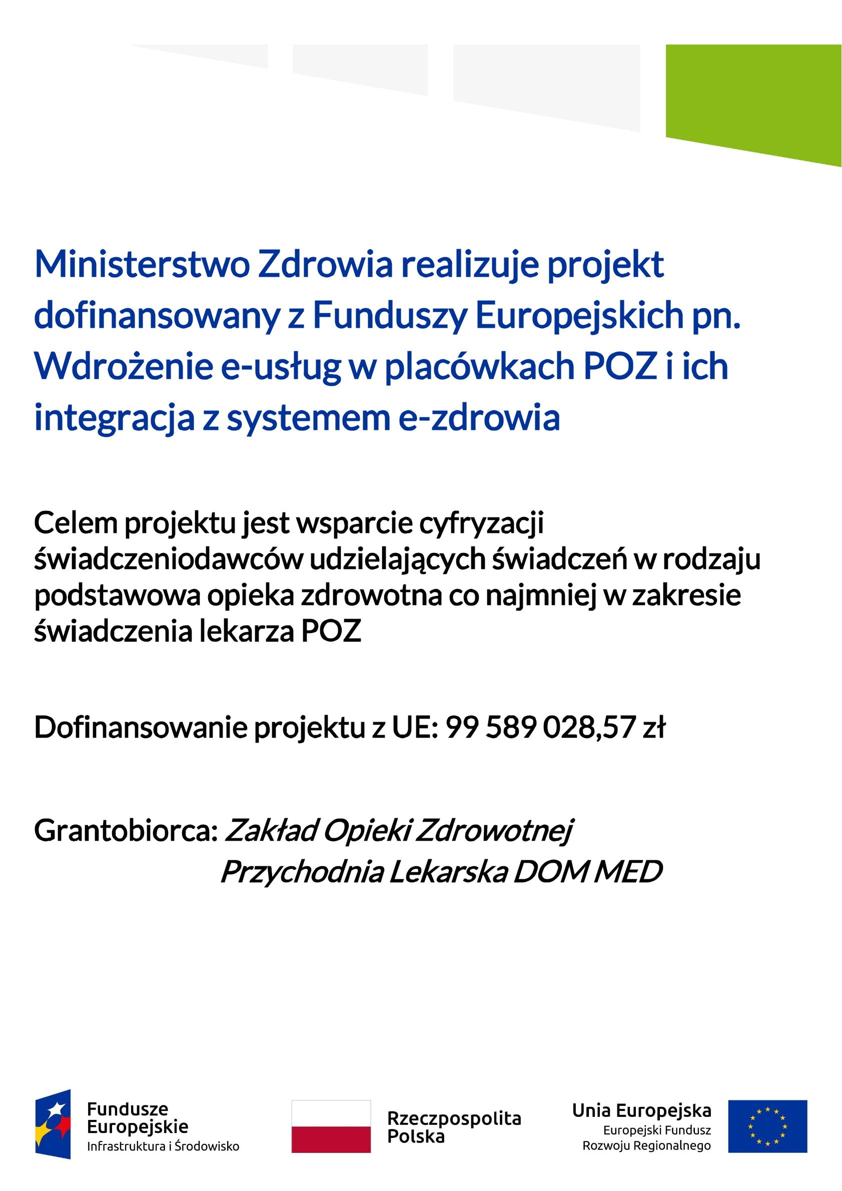 Plakat informacyjny_e-usługi POZ